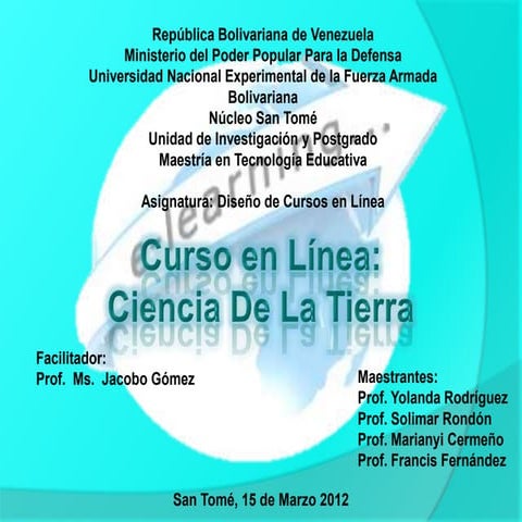 Diseño de Cursos en Línea