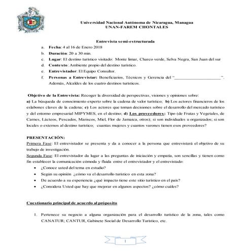 Ejemplo de entrevista | DOC