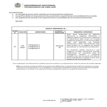 Ejemplo de requerimiento de plazas, asignaturas y perfiles (2)