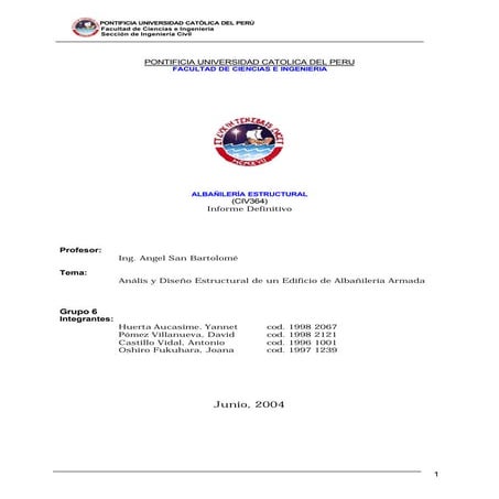 Ejemplo edif albañ armada pucp