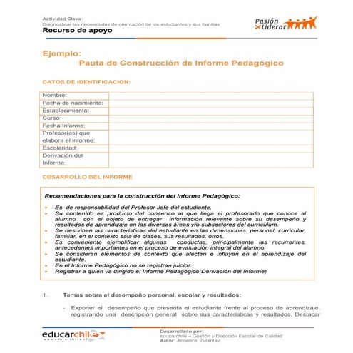  Ejemplo informe pedagógico