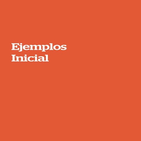 Ejemplos inicial