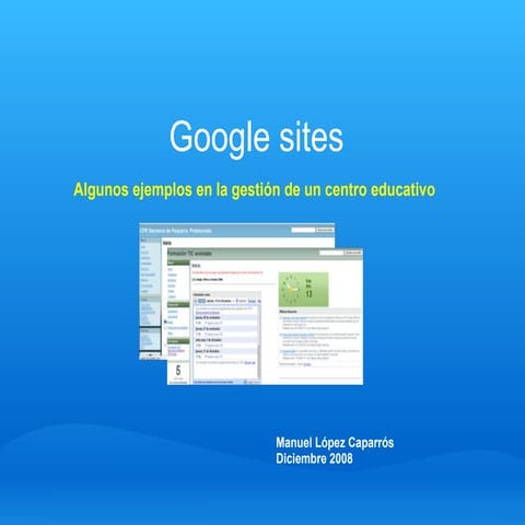 Ejemplos de Google sites