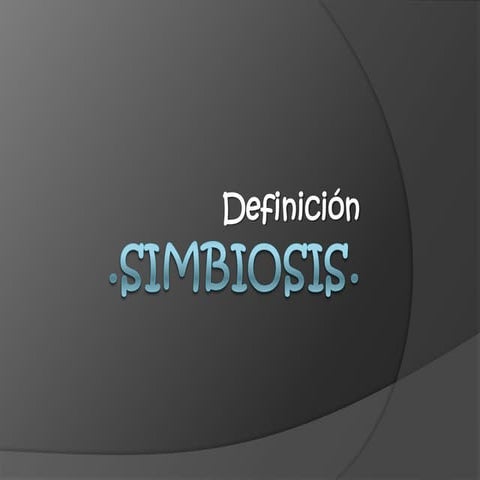 Ejemplos de simbiosis
