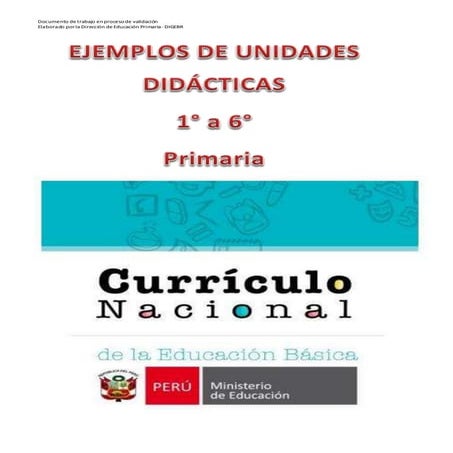 Ejemplos de unidades didácticas -MINEDU-word