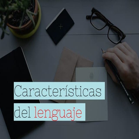 Características del lenguaje
