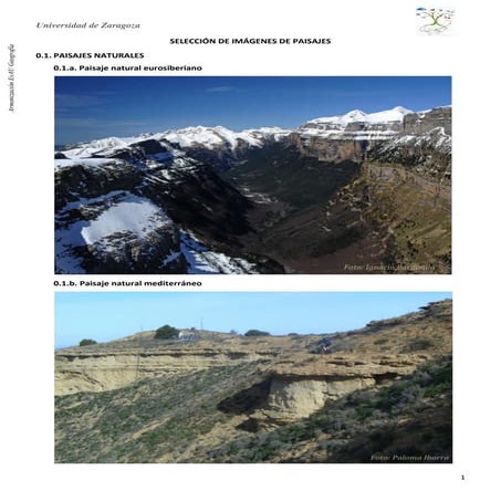 Paisajes. Conceptos y modelos de análisis