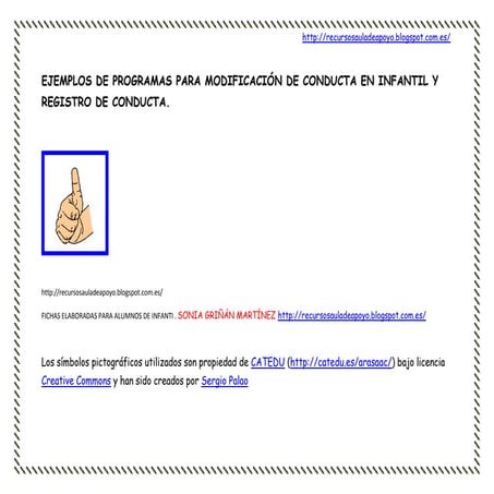 Programa de modificación conductual psicopedagogía | PDF