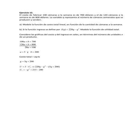 Ejercicio 12 - Mat. I