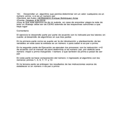 Listado de ejercicios java estructuras control (II) | PDF