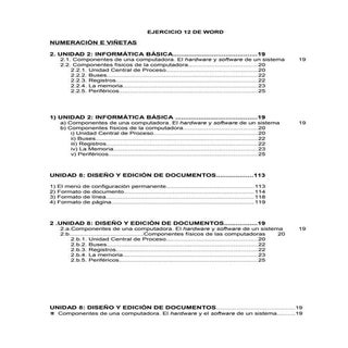 Ejercicio 12 de word