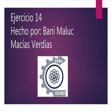 Ejercicio 14