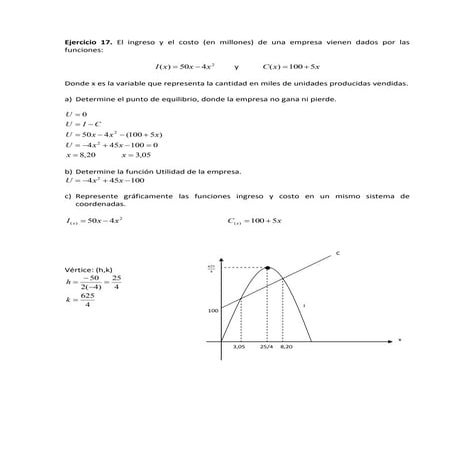 Ejercicio 17 - Mat. I