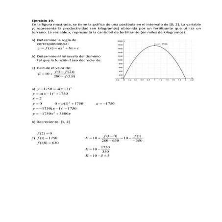 Ejercicio 19 - Mat. I