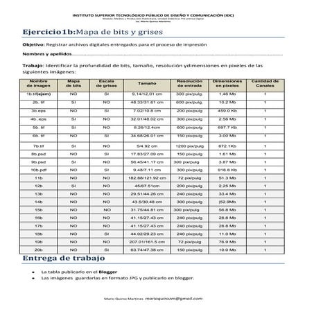 Tabla de bits | DOCX