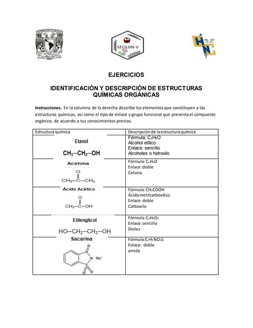 Ejercicio1 estructura quimica