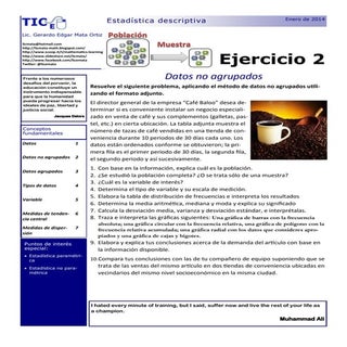 Descriptive statistics exercise. Un...