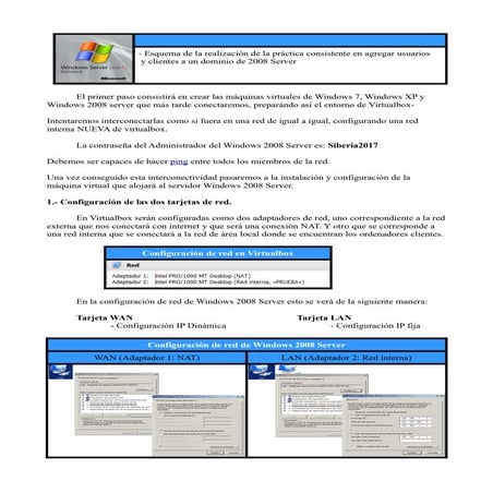 Configuración de las conexiones de red