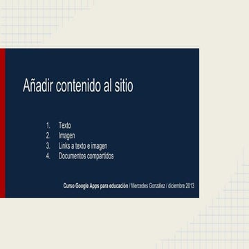 Tutorial google sites | PDF