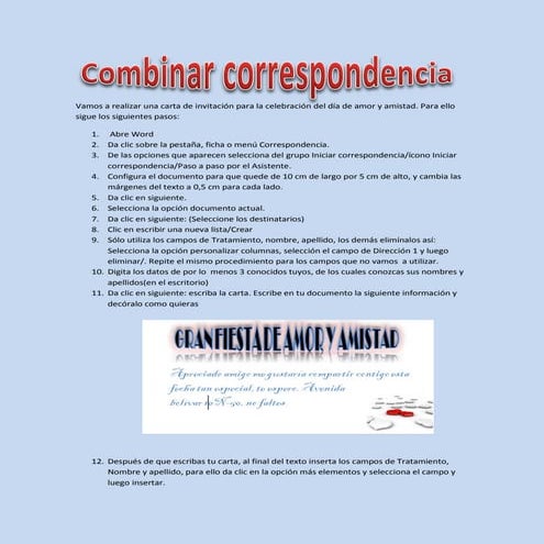 Ejercicio2 combinacion de correspondencia