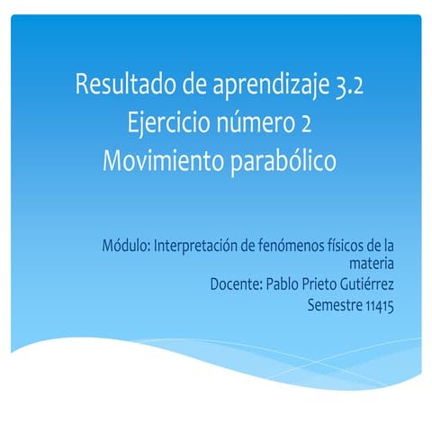 Ejercicio 3 1 2 | PPTX