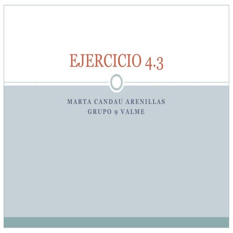 Ejercicio 4.3