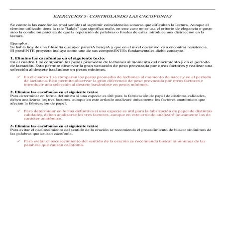 Ejercicio 5 respuestas | PDF