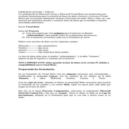 Ejercicio access+visualb