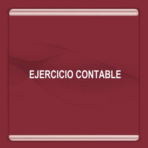 Ejercicio contable