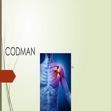 Ejercicios de Codman | PPTX