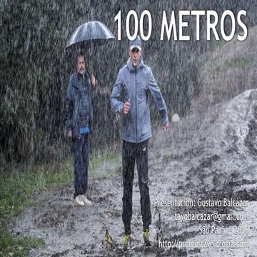 Ejercicio de comprensión auditiva   100 metros