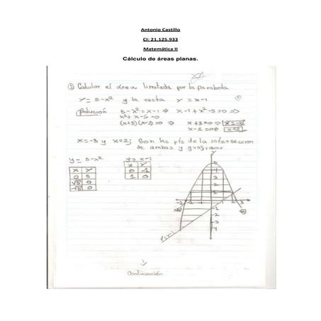 Ejercicio de matematico ii