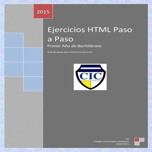 Ejercicio html primer año