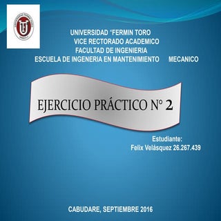 Ejercicio n° 2. Maquinas Hidraúlicas