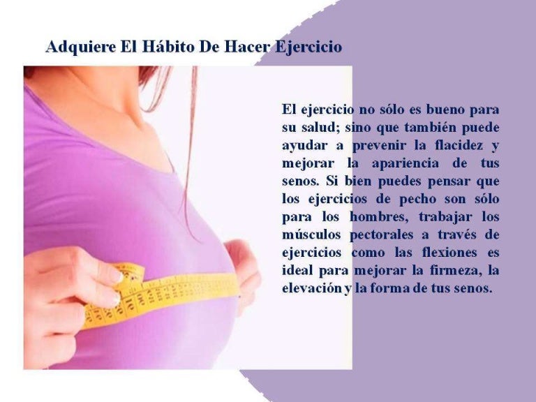 Ejercicio Para Reafirmar Los Senos