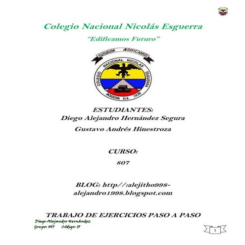 Ejercicio paso a paso