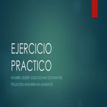 Ejercicio practico