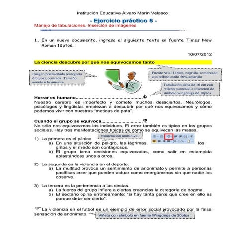 Ejercicio práctico 5