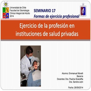 Ejercicio profesional