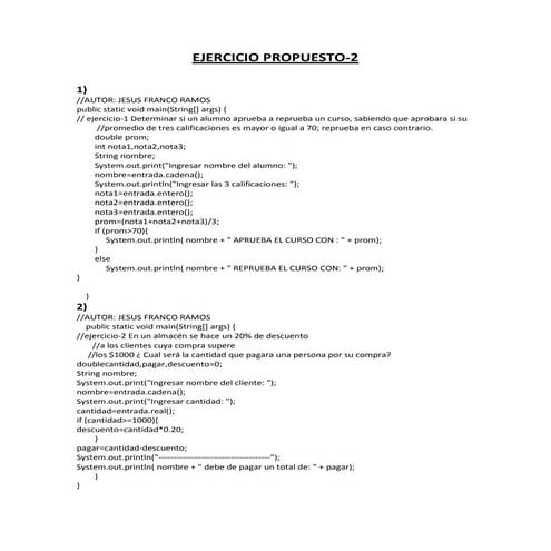 Ejercicio propuesto 2