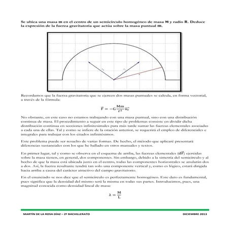 Ejercicio resuelto distribución continua de masa 1