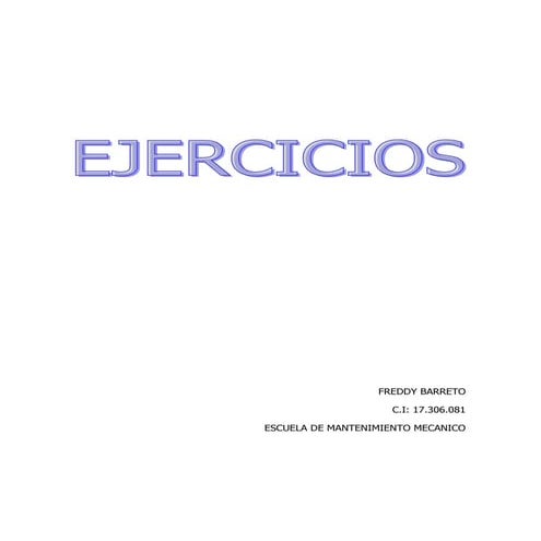 Ejercicios