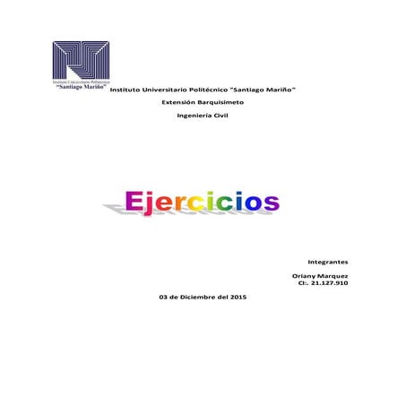 Ejercicios