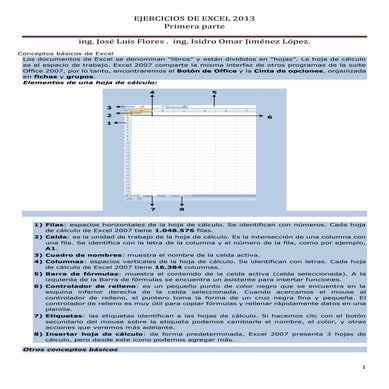 Ejercicios de-excel primeros