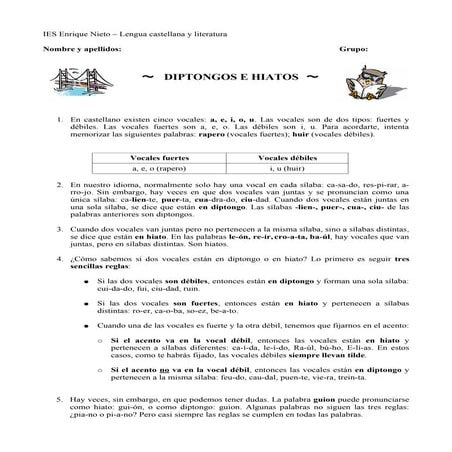 Ejercicios diptongos-e-hiatos
