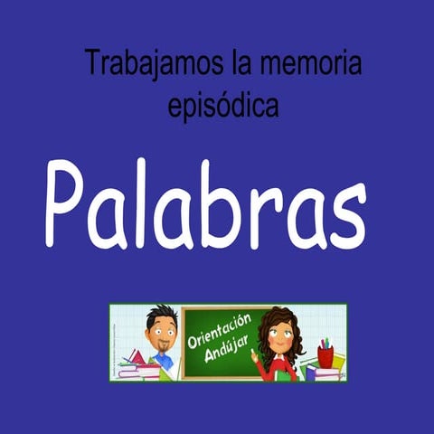 EJERCICIOS PARA LA MEMORIA I
