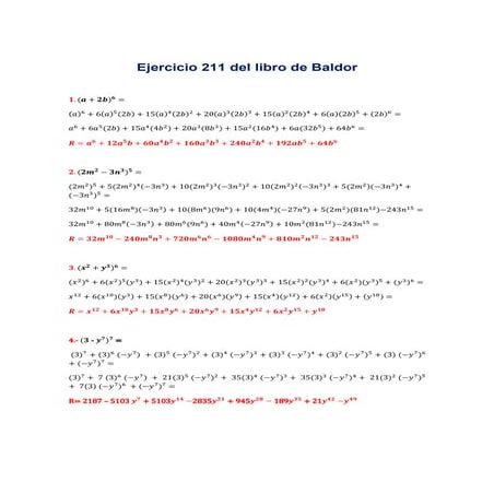 ejercicio 211 del libro de Baldor