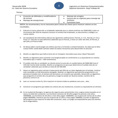 Ejercicios4 primeraunidad