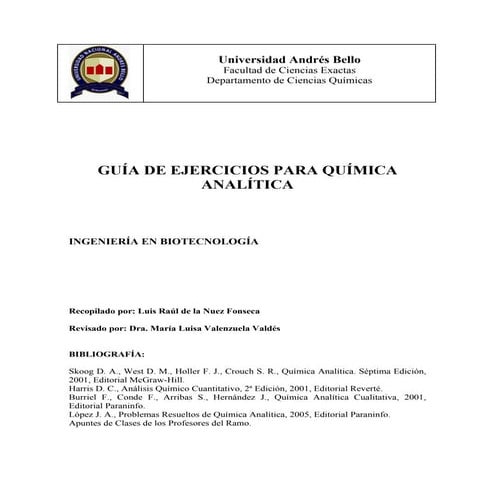 Ejercicios analitica