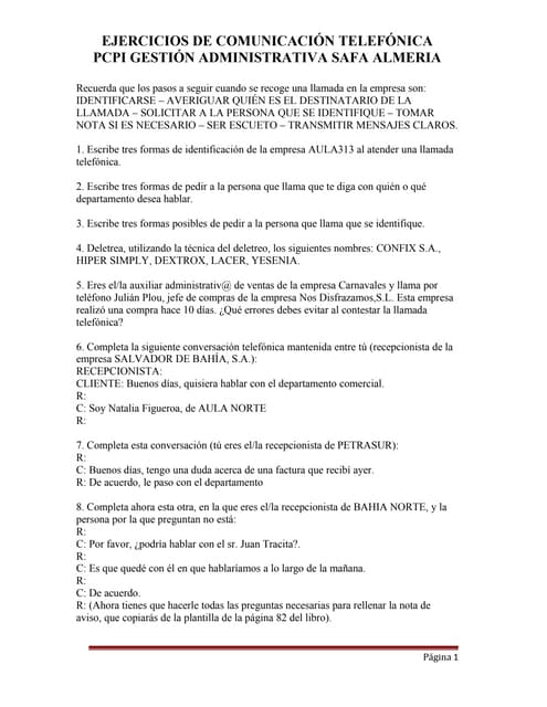 La comunicacion telefónica y telemática
